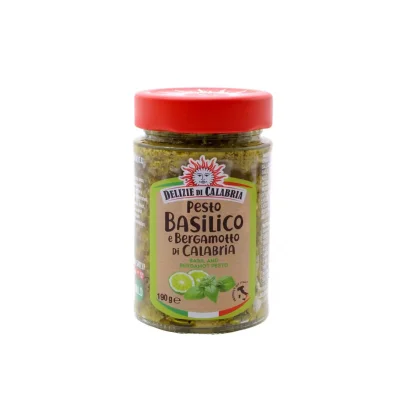 Delizie di Calabria Pesto Basil & Bergamot 190gr