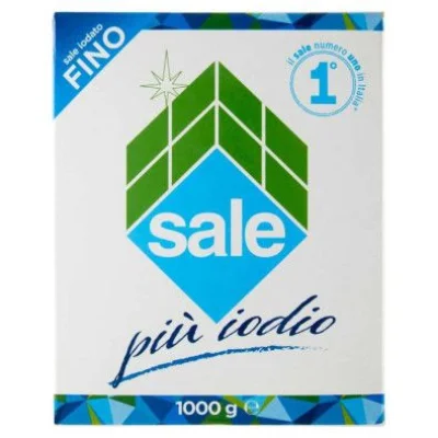 Sale di Sicilia Sale Alimentare + Iodio Fino Kg1