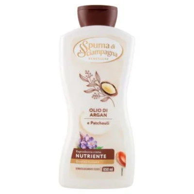 Spuma di Sciampagna Bagnodoccia Olio di Argan e Patchouli Ml.650
