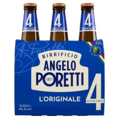 Poretti 4 Luppoli Birra Cl.33X3 Vol.5,5°