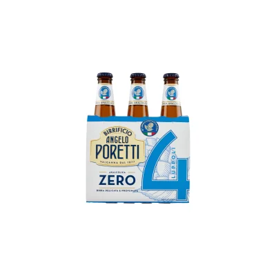Poretti 4 Luppoli Beer 3x33cl Zero