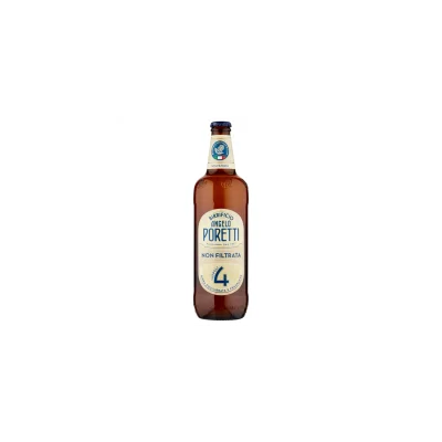 Poretti 4 Luppoli Beer 66cl Unfiltered
