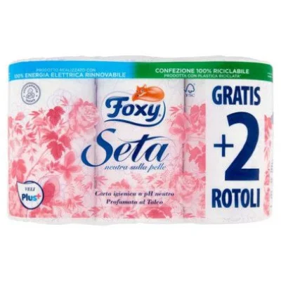 Foxy Carta Igienica Seta 4+2 Rotoli