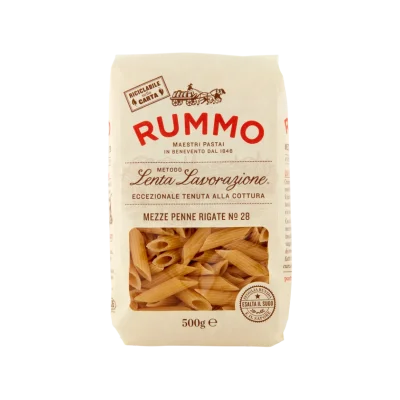 Rummo Pasta 500gr N°028 Mezze Penne Rigate