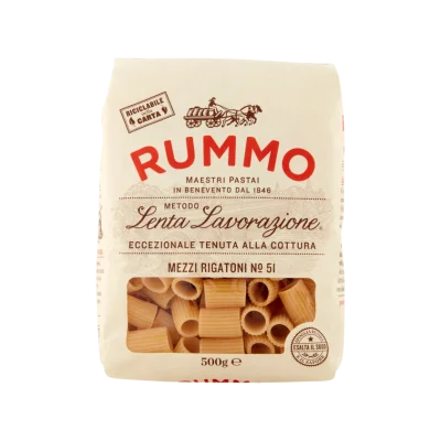 Rummo Pasta 500gr N°051 Mezzi Rigatoni