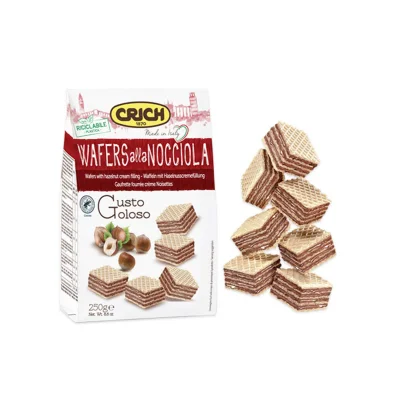 Crich Wafers 250gr Hazelnut