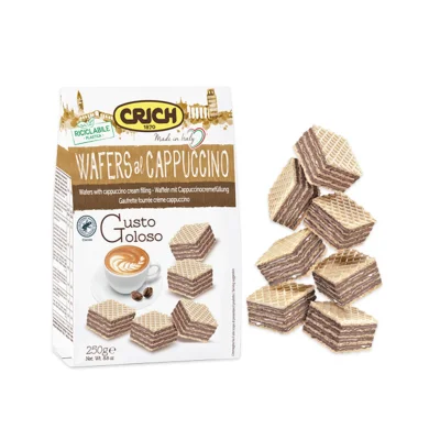 Crich Wafers 250gr Cappuccino