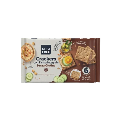 Nutrifree Crackers Wholemeal 200gr