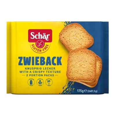 SCHAR Gluten Free Crackers 175g - Zwieback