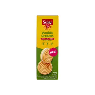 Schär Vanilla Cream 115gr (4x 29gr) No Sugar