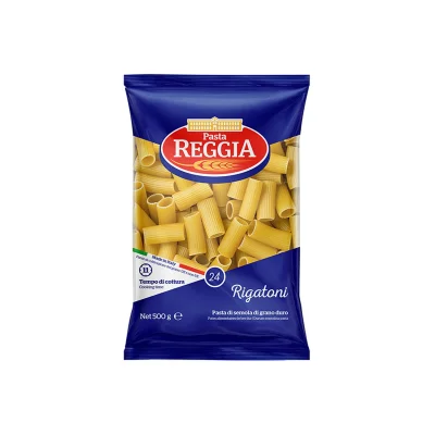 Pasta Reggia 500gr N°24 Rigatoni