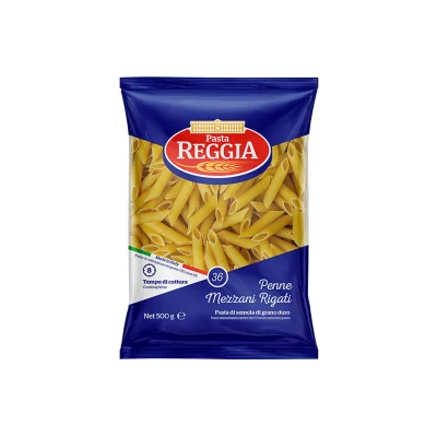 Pasta Reggia 500gr N°36 Penne Mezzani Rigati