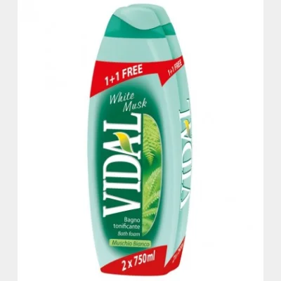 VIDAL SHOWER GEL WHITE MUSK 750ml