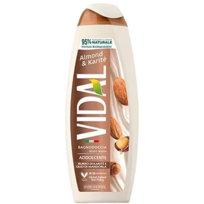 VIDAL SHOWER GEL 500ml ALMOND & KARITE