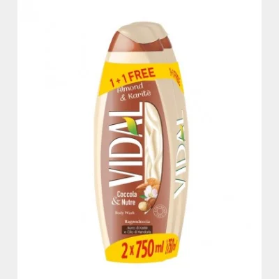 VIDAL ΑΦΡΟΛΟΥΤΡΟ ALMOND&KARITE 750ml
