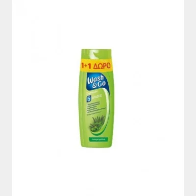 WASH & GO SHAMPOO ΛΙΠΑΡΑ 400ml
