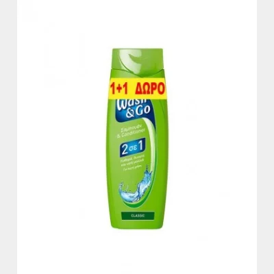 WASH & GO SHAMPOO&COND. 2in1 CLASSIC 400ml GIFT