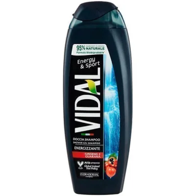 VIDAL SHOWER GEL 500ml ENERGY & SPORT