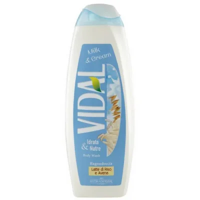 VIDAL SHOWER GEL 500ml MILK & CREAM