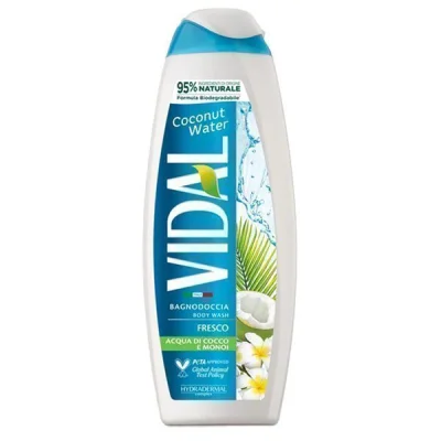 VIDAL SHOWER GEL 500ml COCONUT WATER