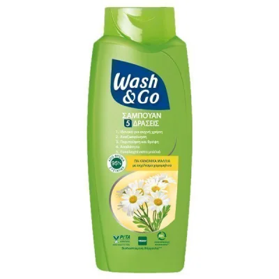WASH & GO SHAMPOO 650ml NORMAL