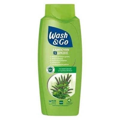 WASH & GO SHAMPOO 650ml OILY