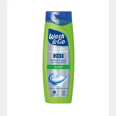 WASH & GO ΣΑΜΠΟΥΑΝ 2in1 CLASSIC 360ml