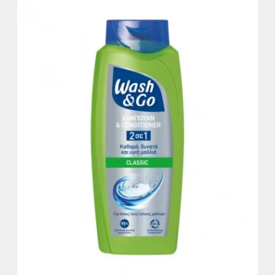 WASH & GO ΣΑΜΠΟΥΑΝ 2in1 CLASSIC 650ml