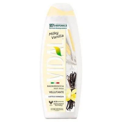 VIDAL SHOWER GEL 500ml MILK VANILLA