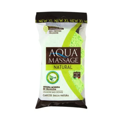 AQUA MASSAGE Natural celulose bath sponge 1pcs