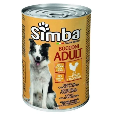 SIMBA DOG FOOD CAN 415gr CHICKENTURKEY