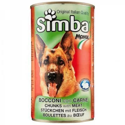 SIMBA DOG FOOD CAN 1230gr WILD GAME