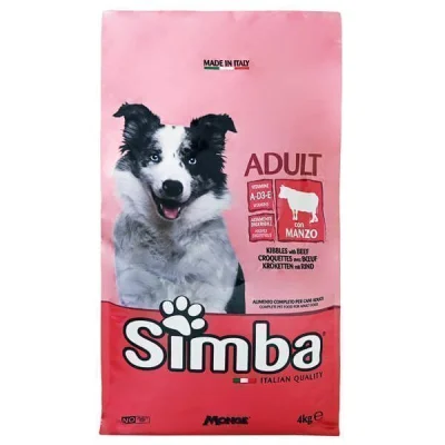 SIMBA DOG FOOD CROQUET 4 kg BEEF