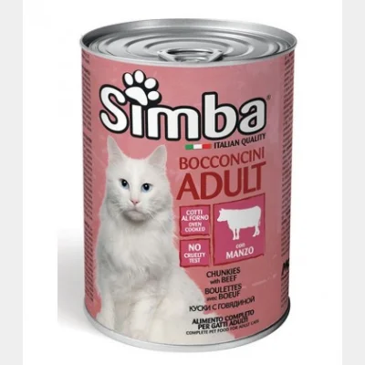 SIMBA ΓΑΤΟΤΡΟΦΗ ΜΕ ΚΡΕΑΣ 415gr