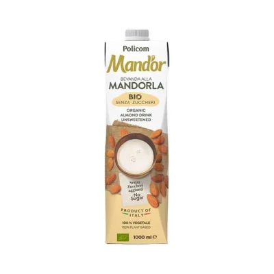 POLICOM Mand'or Almond no sugar drink 1L - Organic