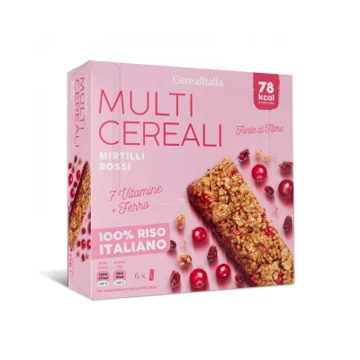 Cerealitalia Bars Multigrain 126g Blueberries (6 pcs)