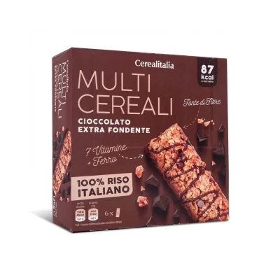Cerealitalia Bars Multigrain 126g Dark (6 pcs)