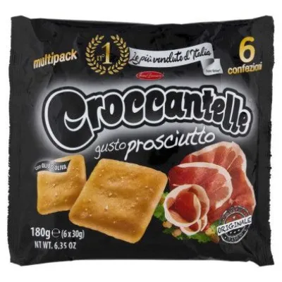 Eurosnack Croccantelle Prosciutto Multipack Gr.180