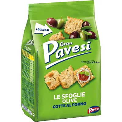 Gran Pavesi Olive Crackers 150g
