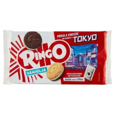 Pavesi Ringo Biscotti Farciti con Crema Vaniglia Pz.6 Gr.330