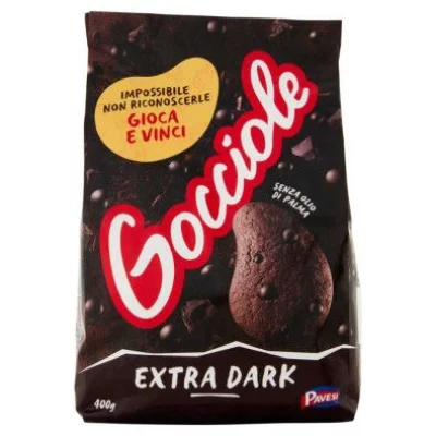 Gocciole extra dark 400 gr