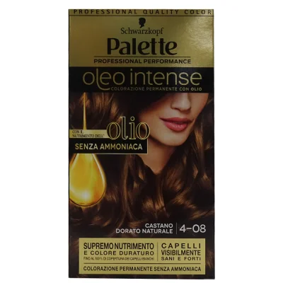 Palette Oleo hair dye. Nº 4-08 Natural golden brown.