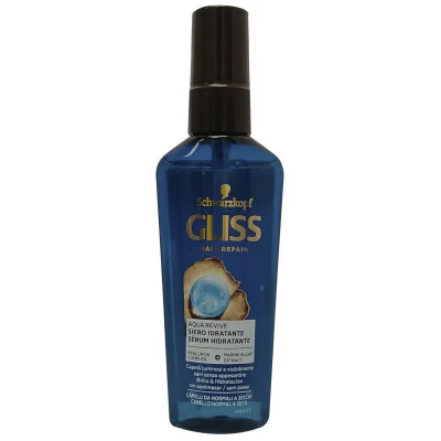 Gliss hair serum 75 ml. Aqua revive hyaluron complex.
