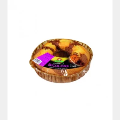ROYAL CAKE ROUND VANILLA-CHOCOLATE STRIPES 400gr