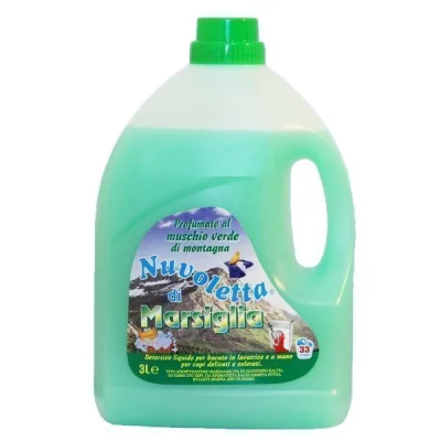 NUVOLETTA LIQUID LAUNDRY DETERGENT 3lt GREEN / MARSIGLIA MUSCHIO VERDE