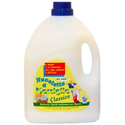 NUVOLETTA LIQUID LAUNDRY DETERGENT 3lt WHITE / MARSIGLIA CLASSIC