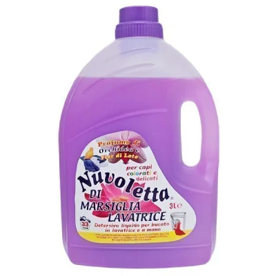 NUVOLETTA LIQUID LAUNDRY DETERGENT 3lt PURPLE / MARSIGLIA ORCHIDEA DI LOTO