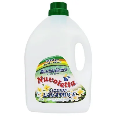 NUVOLETTA LIQUID LAUNDRY DETERGENT 3lt WHITE / MUSCHIO BIANCO