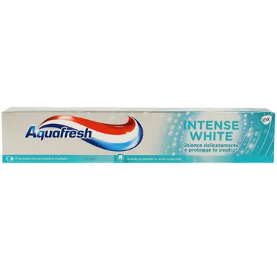 AQUAFRESH INTENSE WHITE 75ml WHITENING TOOTHPASTE