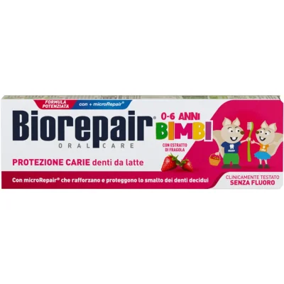Biorepair Kids 0-6 Strawberry Toothpaste 50ml